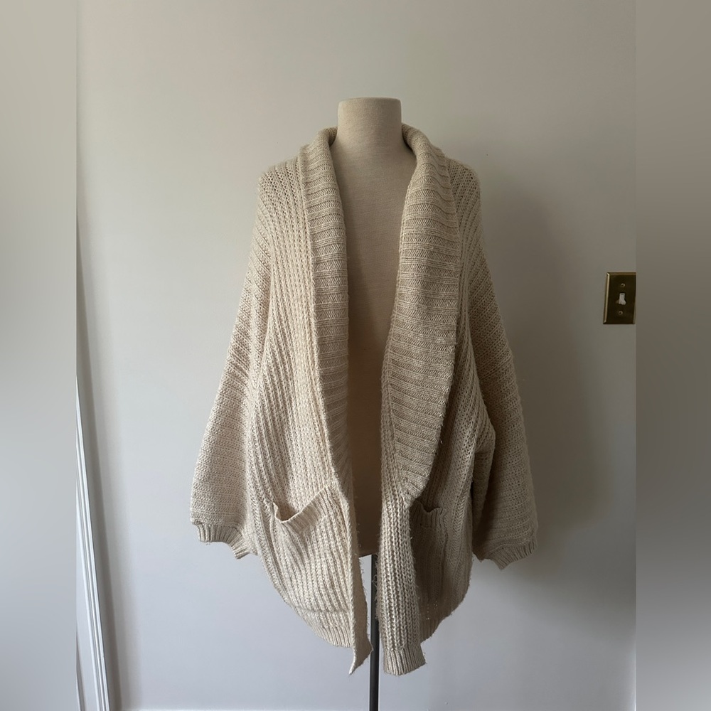 Urban Outfitters Cream Cardigan Sweater